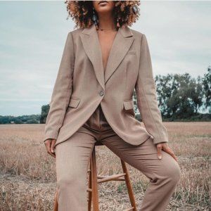 Giuliva Heritage x H&M | Camel Single-Breasted Blazer